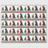 Cocker spaniel-WeihnachtsPackpapier Geschenkpapier (Flach)