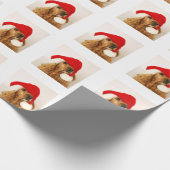 Cocker spaniel-WeihnachtsPackpapier Geschenkpapier (Ecke)