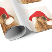 Cocker spaniel-WeihnachtsPackpapier Geschenkpapier (Rolleneckpunkt)