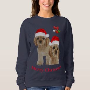 Cocker Spaniel Weihnachtspullover Sweatshirt