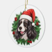 Cocker Spaniel Weihnachtsschmuck (Links)