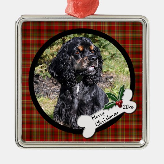 Cocker Spaniel Weihnachtsschmuck (Vorne)