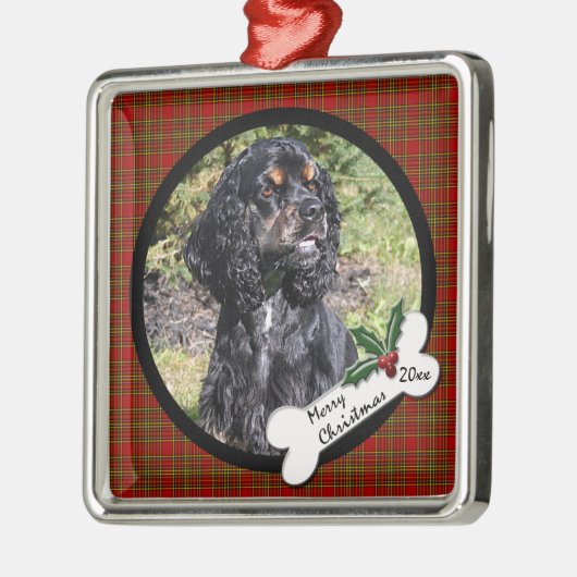 Cocker Spaniel Weihnachtsschmuck (Links)