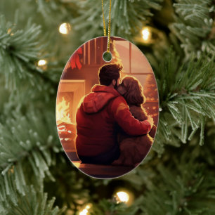 Cocker Spaniel Weihnachtsschmuck, Feuermann Pet Keramik Ornament