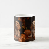 Cocker Spaniel Welpe Autumn Delight Pumpkin Kaffeetasse (Mittel)