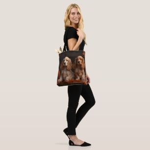 Cocker Spaniel Welpe Autumn Delight Pumpkin Tasche