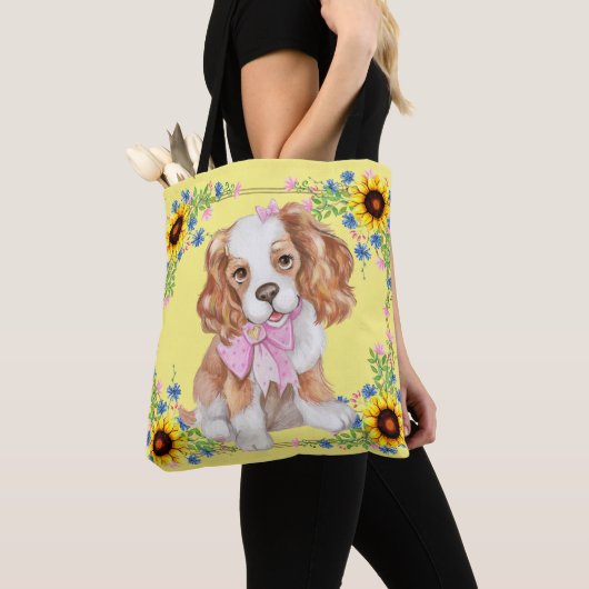 Cocker Spaniel Welpe Tasche (Von Nahem)