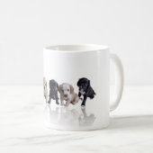 Cocker spaniel-Welpen Kaffeetasse (VorderseiteRechts)