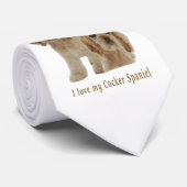 Cocker-Spaniel-Welpen-Krawatte Krawatte (Gerollt)