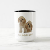 Cocker spaniel Welpen Tasse (Zentrum)