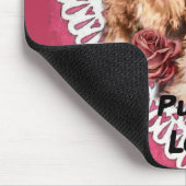 Cocker Spaniel Welppies Valentines Mousepad (Ecke)