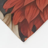 Cocker Spaniel William Morris Inspirierte Floral Fleecedecke (Ecke)