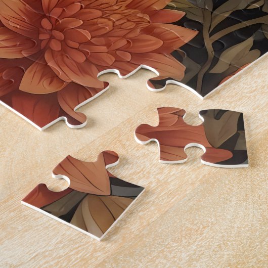 Cocker Spaniel William Morris Inspirierte Floral Puzzle (Seite)