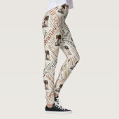 Cocker spaniel-Wort-Kunst Leggings (Rechts)