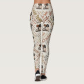 Cocker spaniel-Wort-Kunst Leggings (Rückseite)