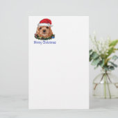 Cocker-Spaniels Briefpapier (Stehend Vorderseite)