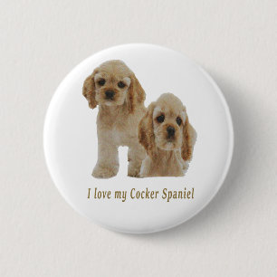 Cocker-Spaniels Button