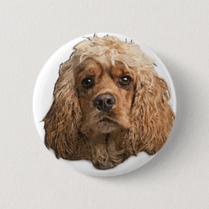 Cocker Spaniels Button