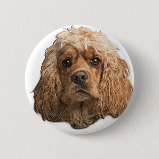 Cocker-Spaniels Button (Vorderseite)