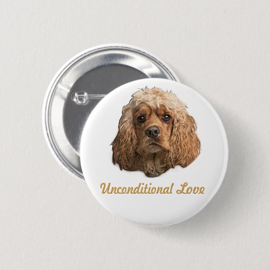 Cocker-Spaniels Button (Vorne & Hinten)