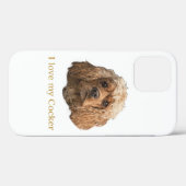 Cocker-Spaniels Case-Mate iPhone Hülle (Rückseite (Horizontal))