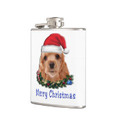 Cocker-Spaniels Flachmann (Links)