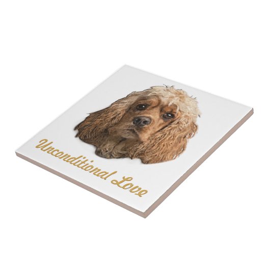 Cocker-Spaniels Fliese (Seite)