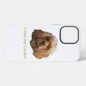 Cocker Spaniels iPhone Hülle (Rückseite (Horizontal))