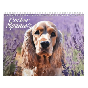 Cocker-Spaniels-Kalender für jedes Jahr Kalender