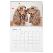Cocker-Spaniels-Kalender für jedes Jahr Kalender (Feb 2027)