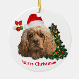 Cocker-Spaniels Keramik Ornament