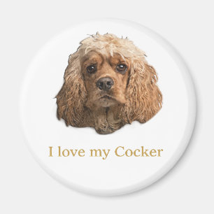 Cocker-Spaniels Magnet
