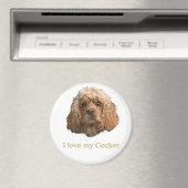 Cocker-Spaniels Magnet (In Situ (Geschirrspüler))