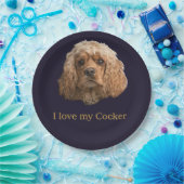Cocker-Spaniels Pappteller (Party)