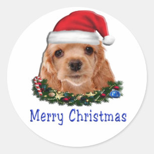Cocker-Spaniels Runder Aufkleber