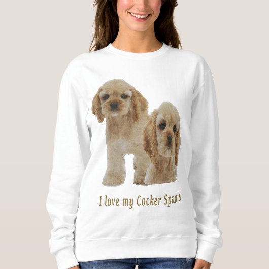Cocker-Spaniels Sweatshirt (Vorderseite)