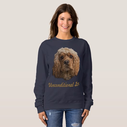 Cocker-Spaniels Sweatshirt (Vorne ganz)