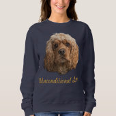 Cocker-Spaniels Sweatshirt (Vorderseite)