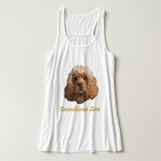Cocker-Spaniels Tank Top (Design Vorderseite)