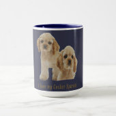 Cocker-Spaniels Tasse (Zentrum)