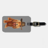 Cocker Spanier Cowboy Gepäckanhänger (Vorderseite horizontal)