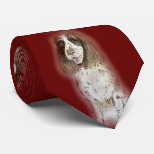Cocker Spanier Krawatte (Gerollt)