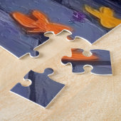 Cocker Spanierhunde Trick-or-Treating zu Halloween Puzzle (Seite)