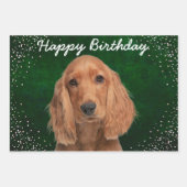 Cocker Spanierwrapping Paper Sheets Geschenkpapier Set (Vorderseite 3)