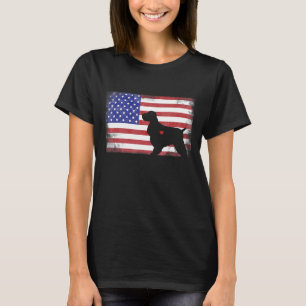 Cocker Spanisch American Flag I Liebe My Cocker Sp T-Shirt