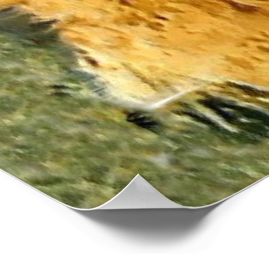 Cocker Spanisch Art Print Poster (Ecke)