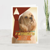 Cocker Spanisch Father's Day Card Karte (Vorderseite)