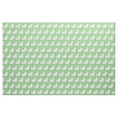 Cocker Spanisch Hund Silhouette Pet Sage Green Stoff (Fat Quarter (45,7 x 55,9 cm))
