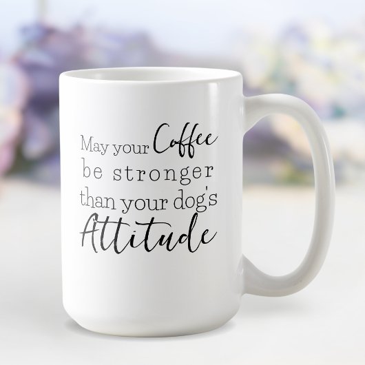 Cocker Spanisch mit Kaffee-Tasse, Hund mit Einstel Kaffeetasse