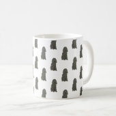 Cocker Spanisch (Schwarz) Kaffeetasse (VorderseiteRechts)